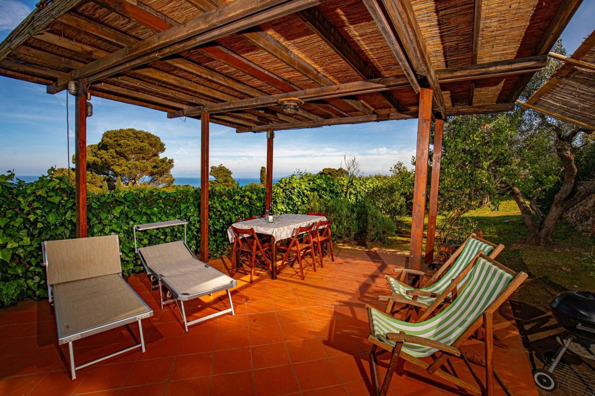 Il Cottage Di Villa Sveva, Splendida Vista Mare Porto Santo Stefano  Eksteriør bilde